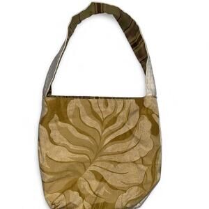Handmade reversible shoulder tote bag